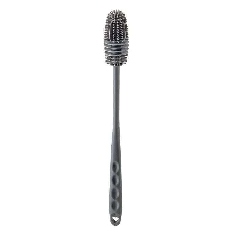 Long-Handle Silicone Bottle Cleaning Brush