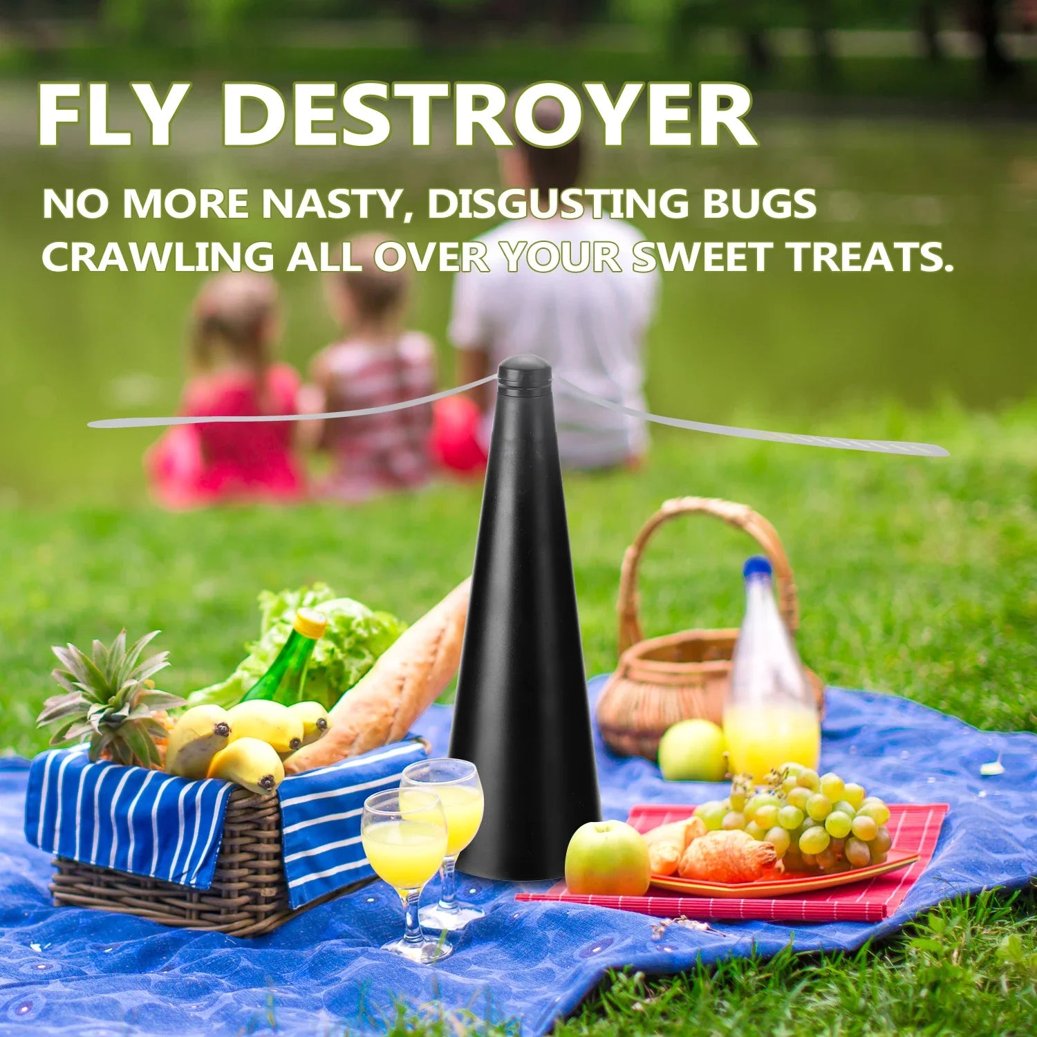 Portable Automatic Fly Repellent Fan