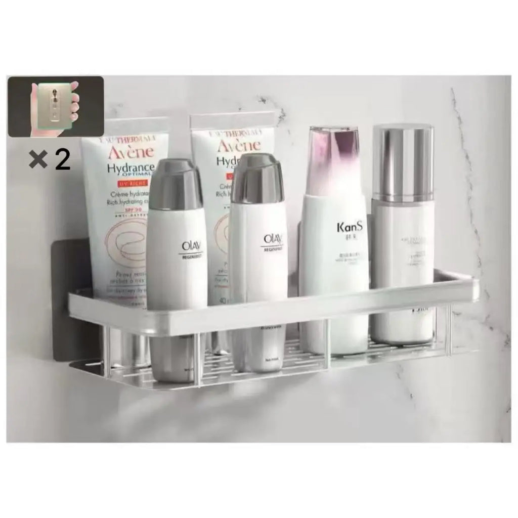 Drill-Free Wall-Mounted Shampoo Shelf