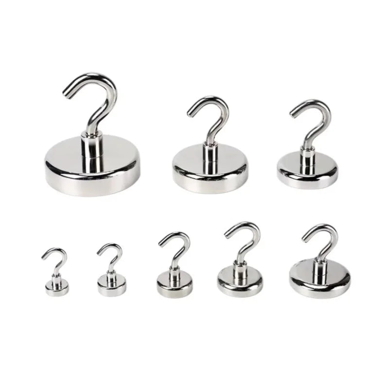 Strong Magnet Multi-Purpose Storage Hooks (10-Pack)