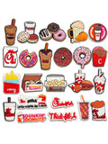 Cute Food & Cartoon Shoe Charms (23-Pack)