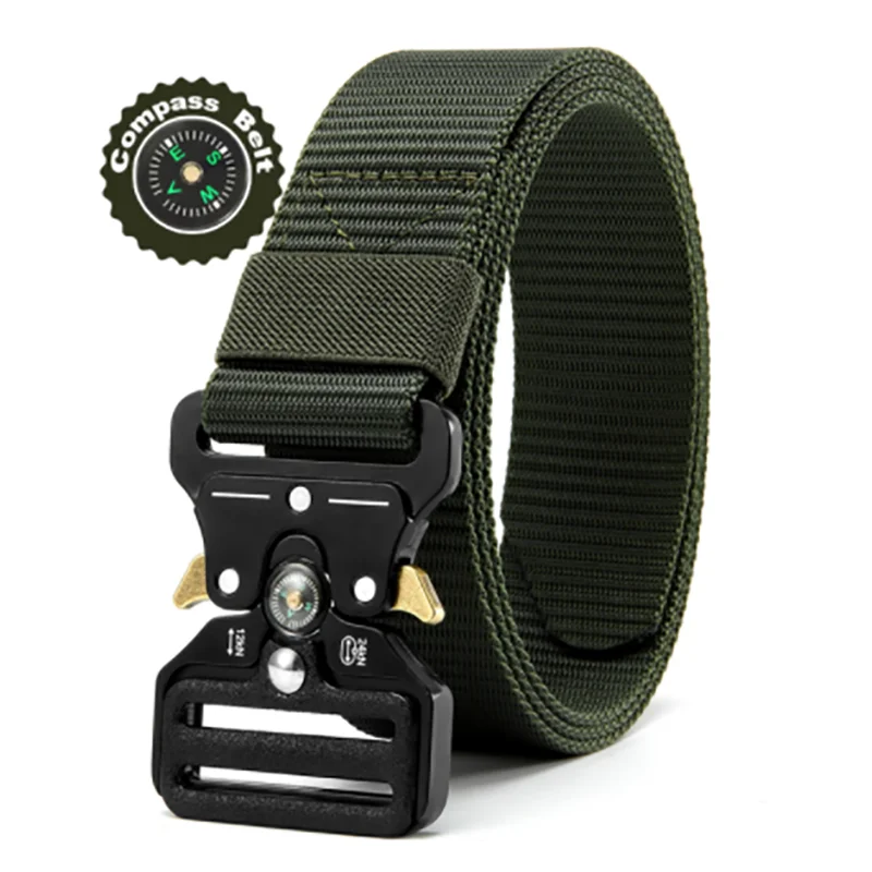 Men's Outdoor Tactical Compass Belt