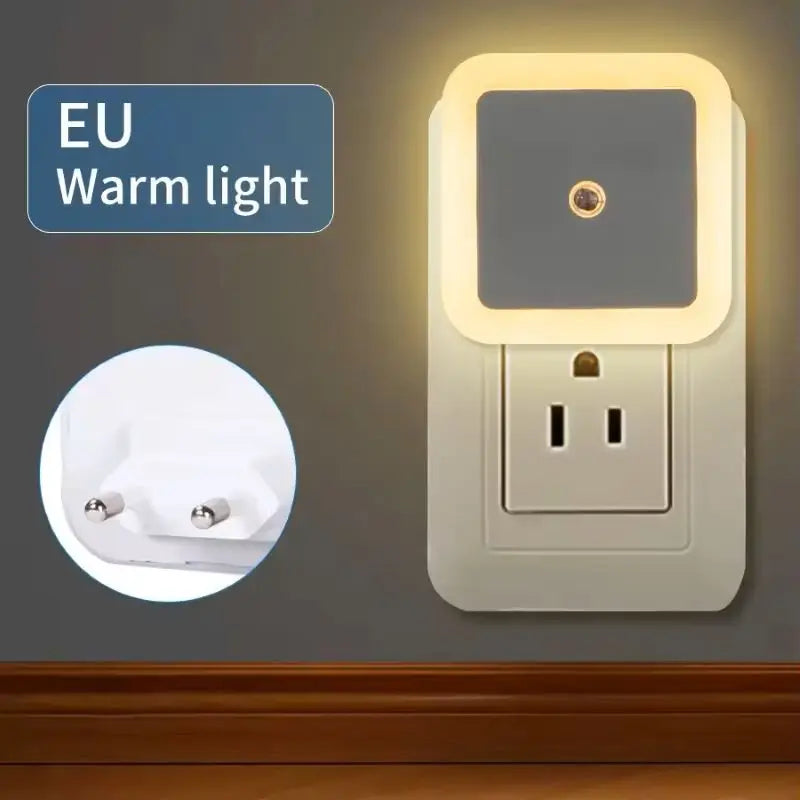 Plug in Night Light Intelligent Sensor Sunrise To Sunset Sensor LED Light Suitable for Kitchen Bathroom Bedroom Corridor