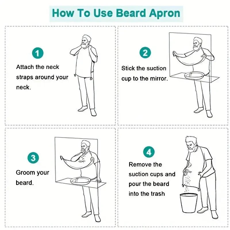 Mess-Free Beard Bib