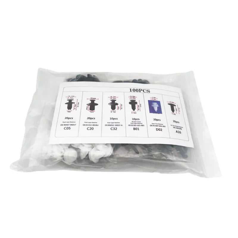 Car Body Fastener Clip Kit