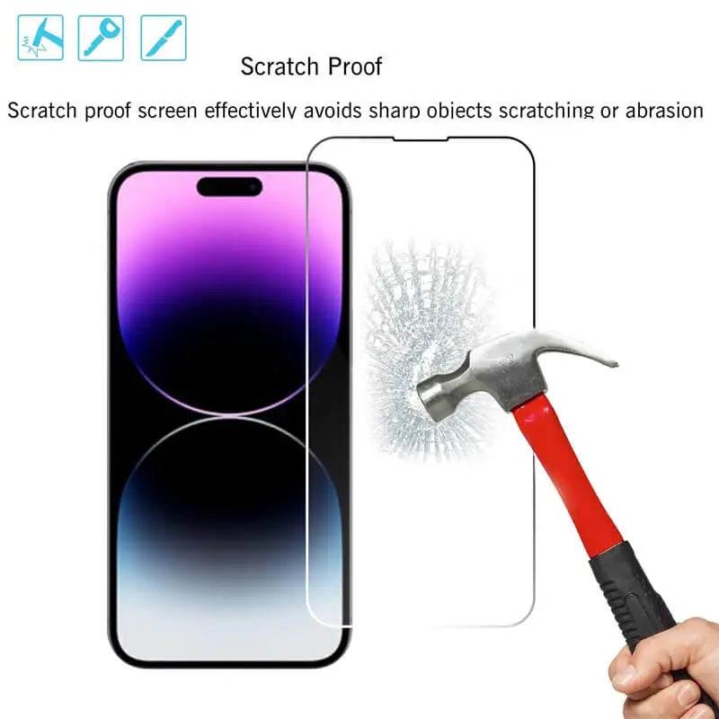 iPhone Tempered Glass Screen Protector