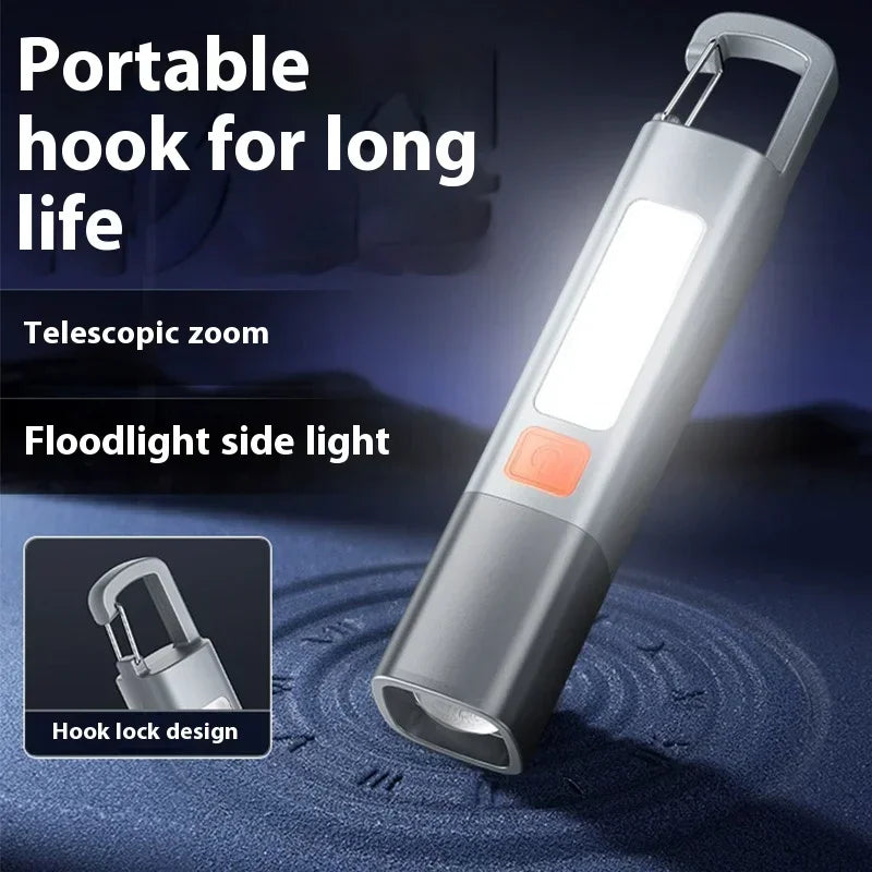 Portable USB Rechargeable Flashlight