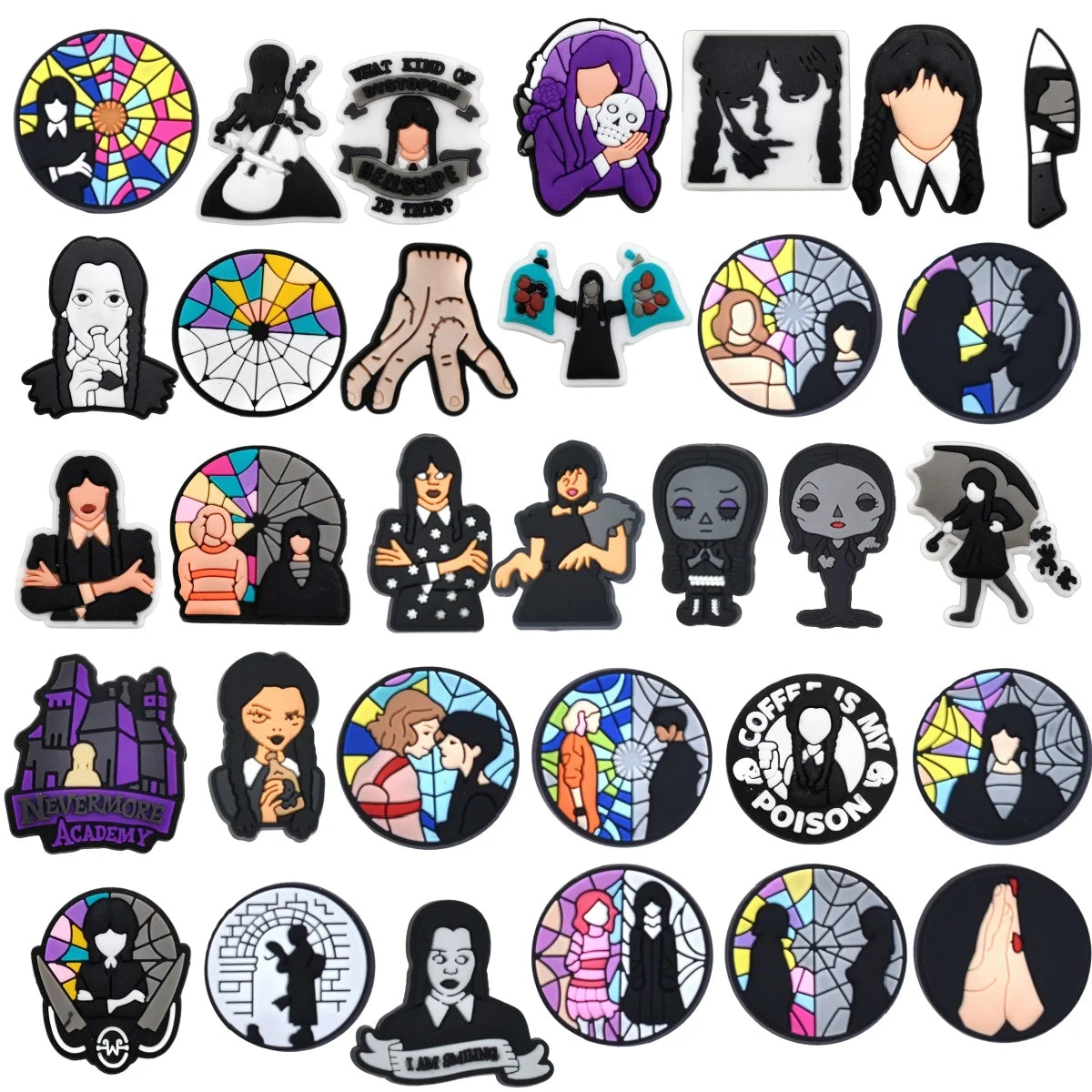 Halloween Horror Shoe Charms (32-Pack)