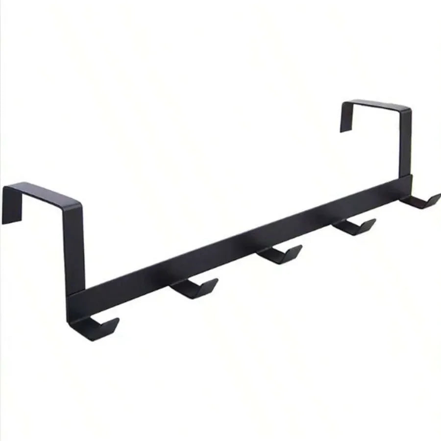 Over-the-Door 5-Hook Coat & Hat Rack