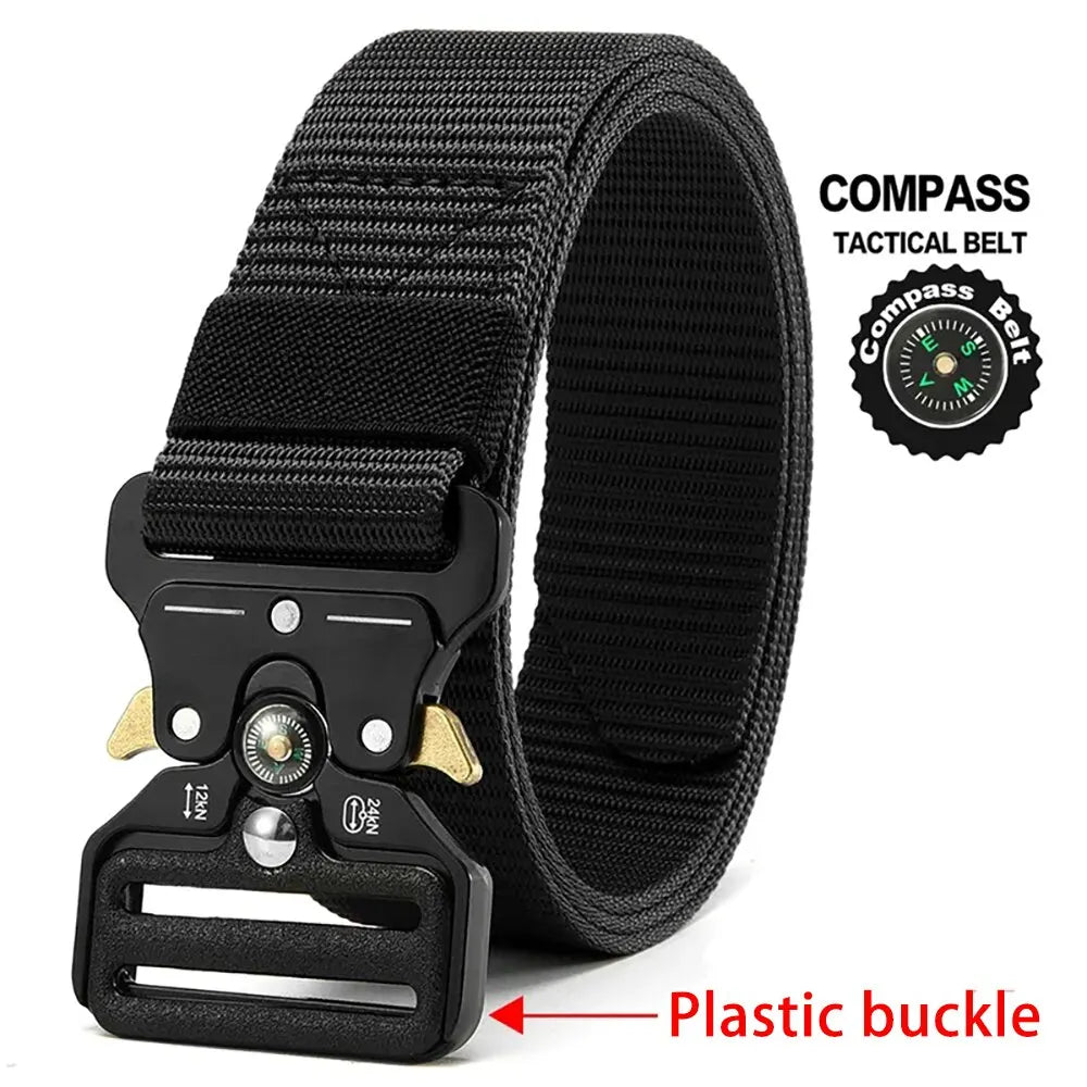 Men's Outdoor Tactical Compass Belt