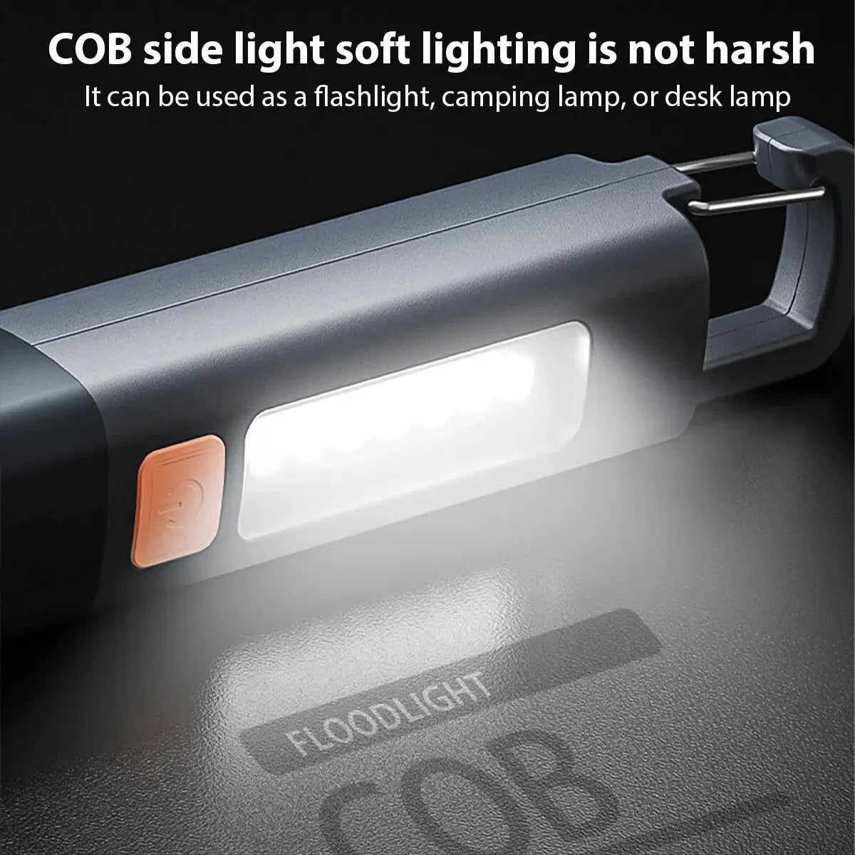 Portable USB Rechargeable Flashlight
