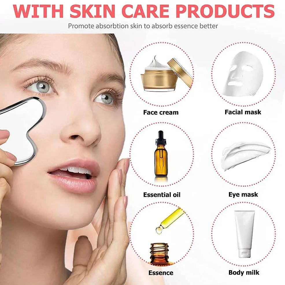 Ice Face Roller Skincare Set