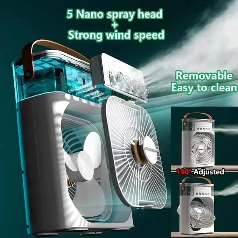 3-in-1 Mini Air Cooler Fan
