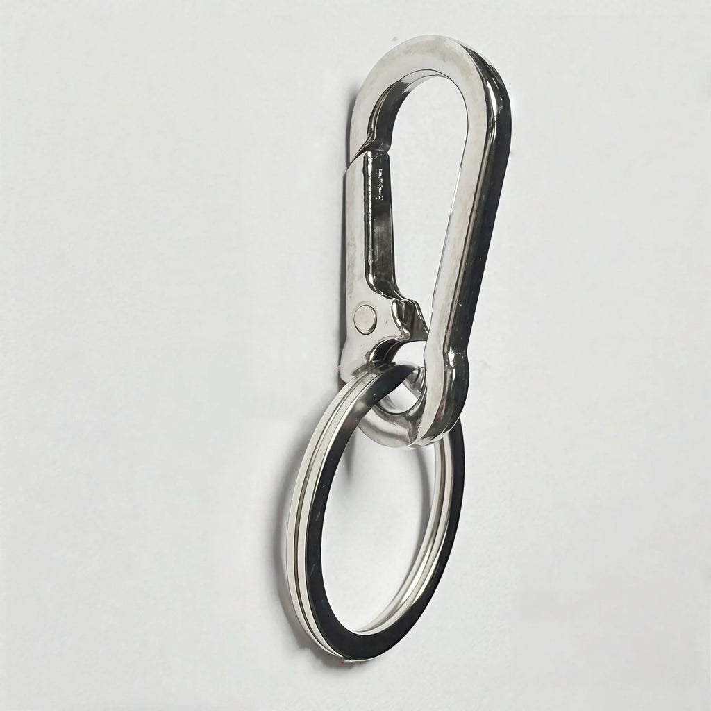 Metal Carabiner Key Ring Set