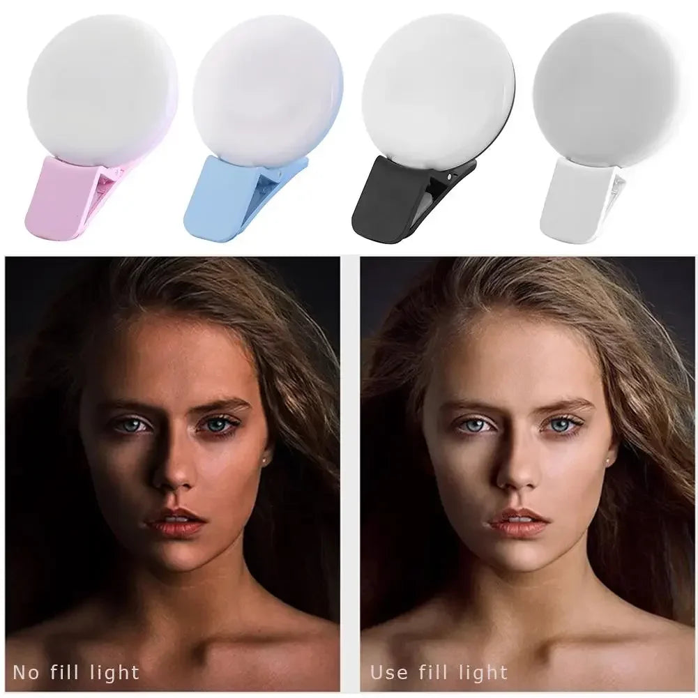 Portable Mini LED Selfie Ring Light