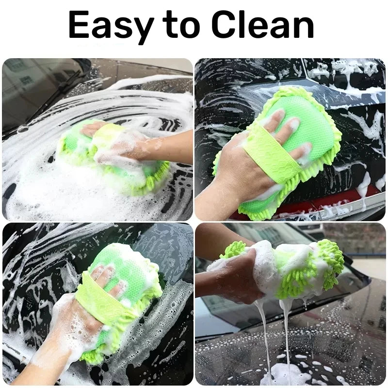 Microfiber Car Wash Sponge Glove