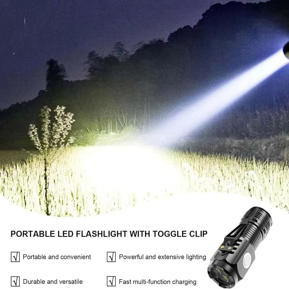 Rechargeable Multi-Function LED Flashlight