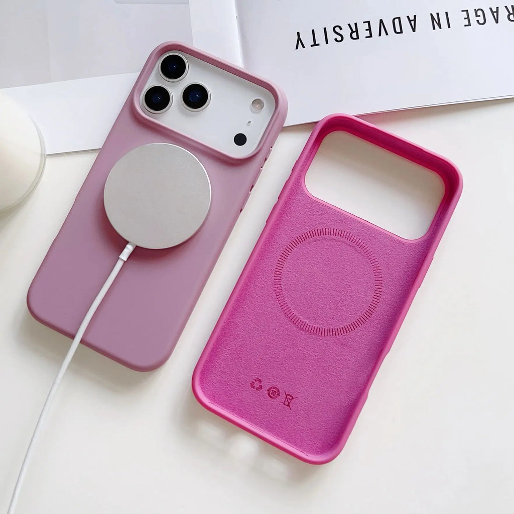 Liquid Silicone MagSafe Magnetic Phone Case