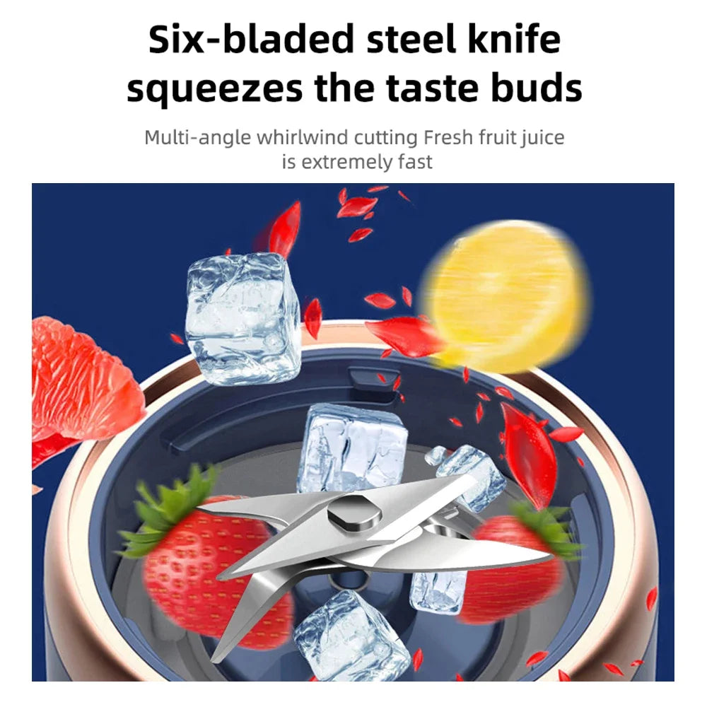 6-Blade Portable Juicer Cup
