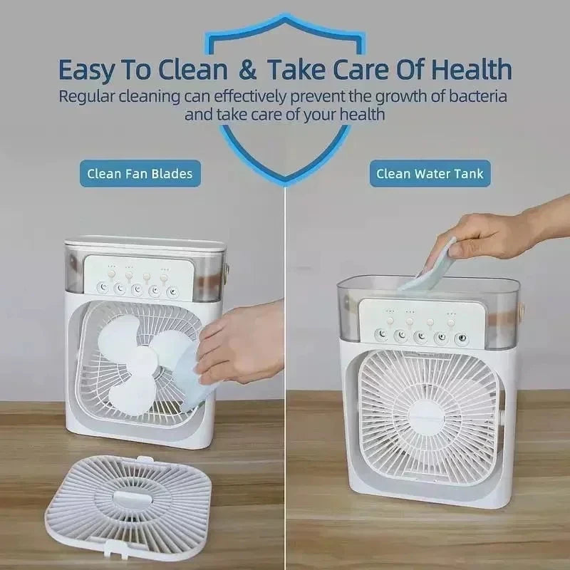 3-in-1 Mini Air Cooler Fan