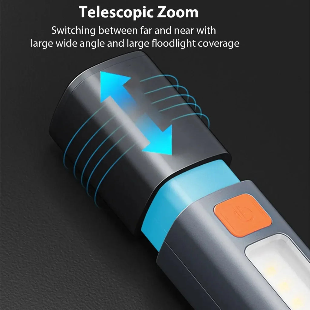 Portable USB Rechargeable Flashlight