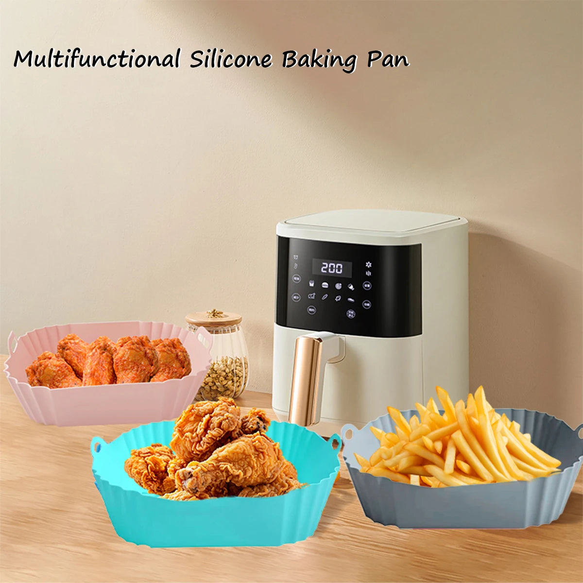 Silicone Air Fryer Liner Basket