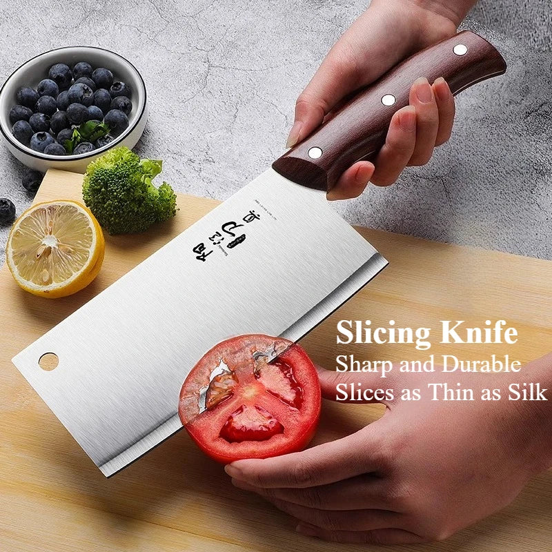 Ultra-Sharp Stainless Steel Kitchen Knife Set – Chef, Slicing & Boning