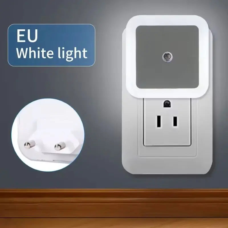 Plug in Night Light Intelligent Sensor Sunrise To Sunset Sensor LED Light Suitable for Kitchen Bathroom Bedroom Corridor