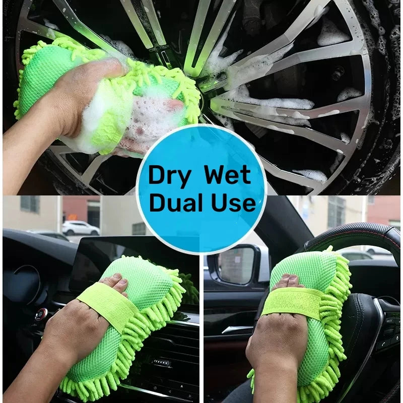 Microfiber Car Wash Sponge Glove