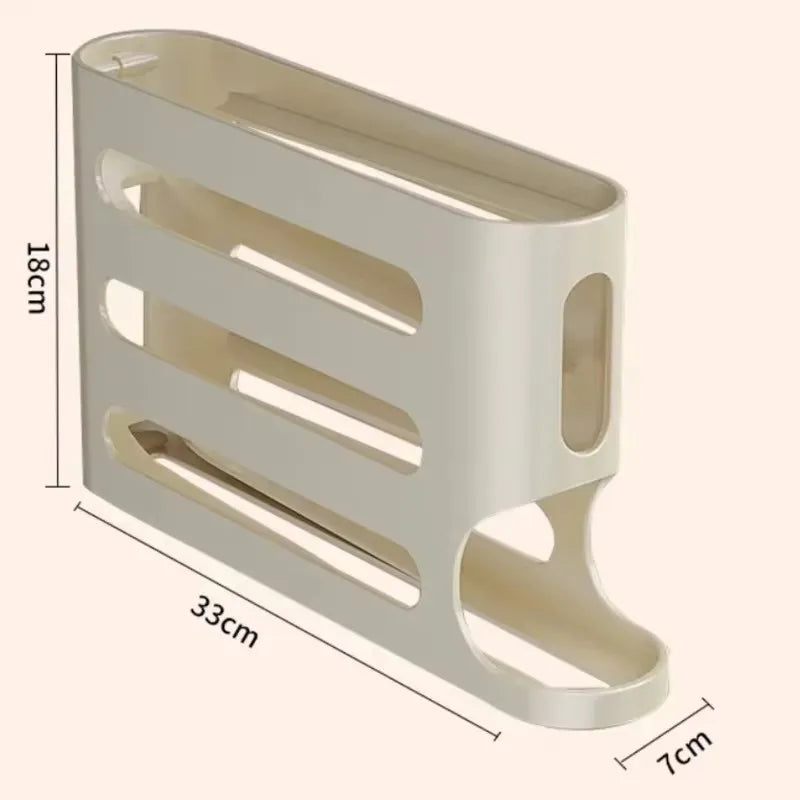 4-Layer Stackable Fridge Egg Storage Box