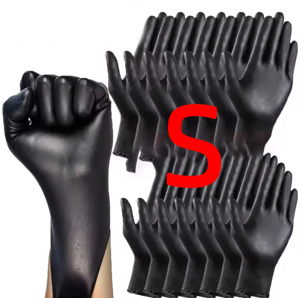 Disposable Black Nitrile Gloves (Multi-Pack)