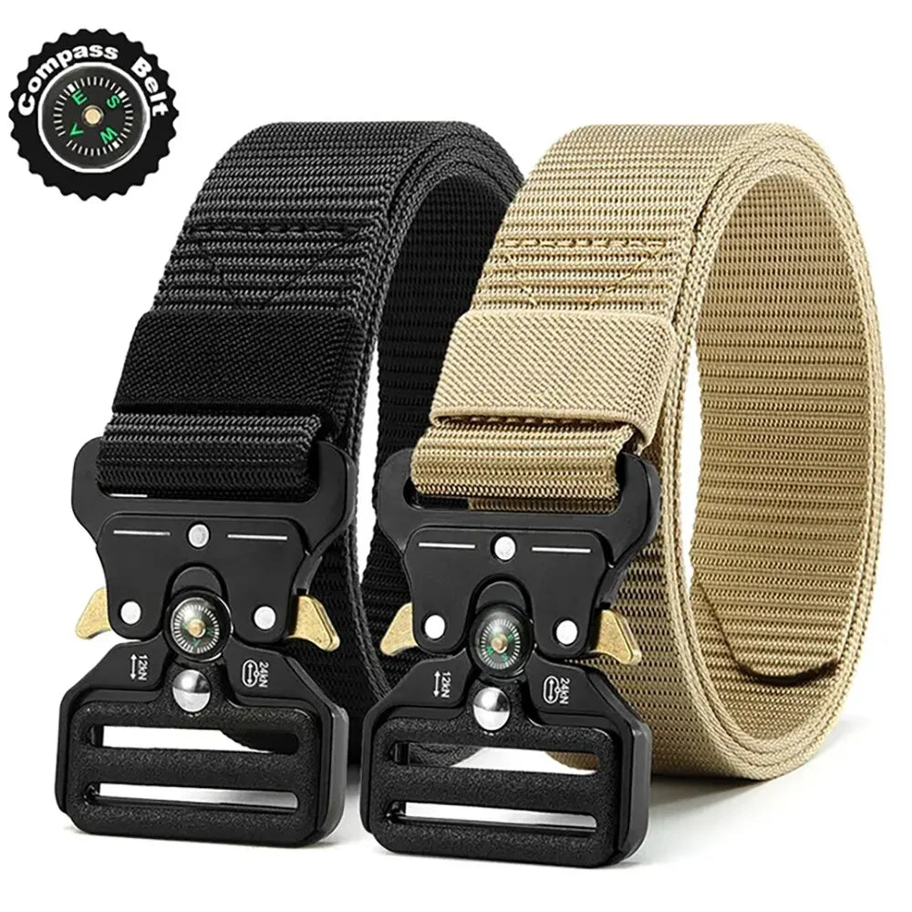 Men's Outdoor Tactical Compass Belt