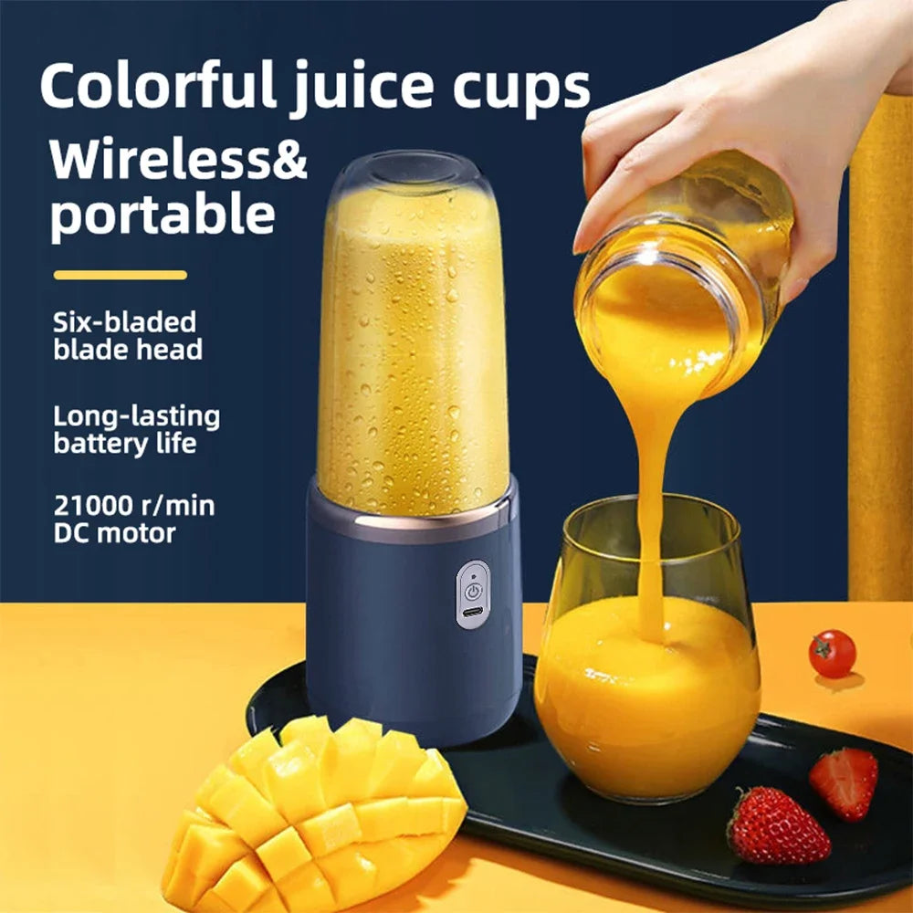 6-Blade Portable Juicer Cup
