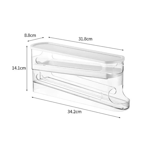 4-Layer Stackable Fridge Egg Storage Box