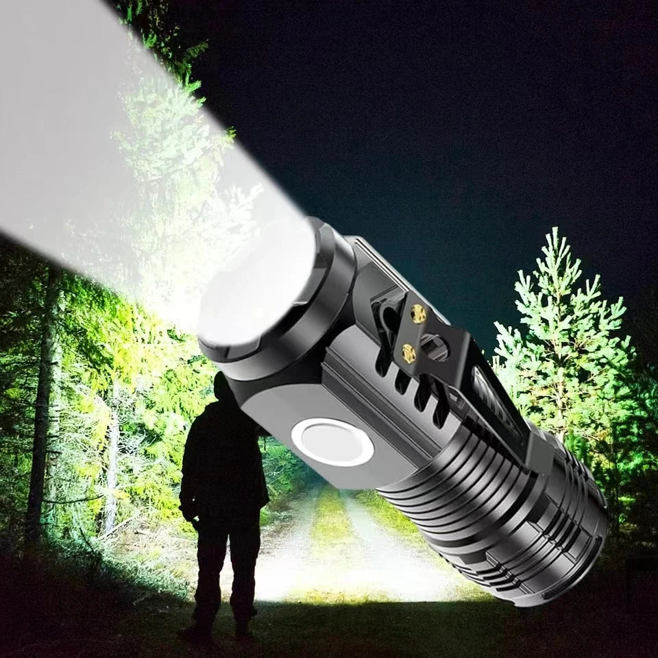 Rechargeable Multi-Function LED Flashlight
