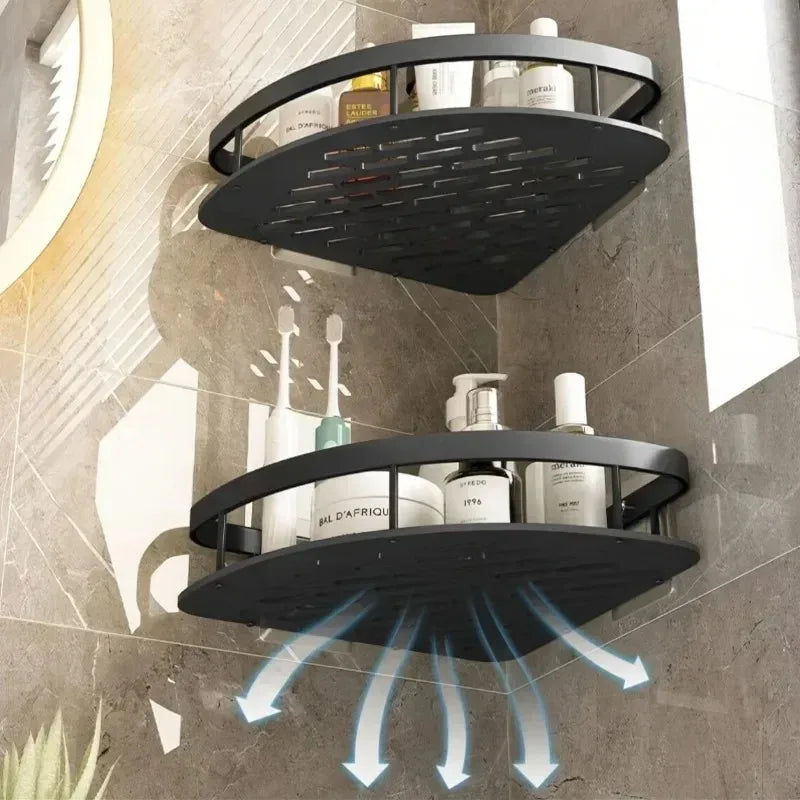 Drill-Free Bathroom Shower Shelf