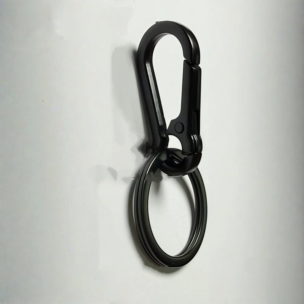 Metal Carabiner Key Ring Set