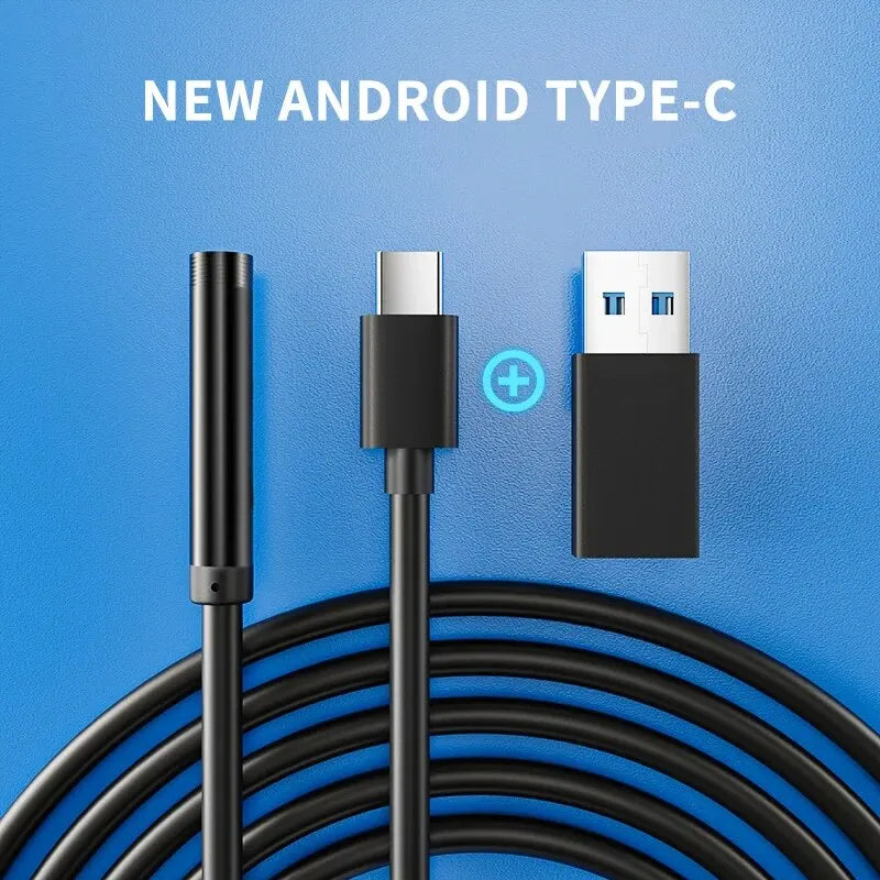 USB-C Waterproof Endoscope Camera