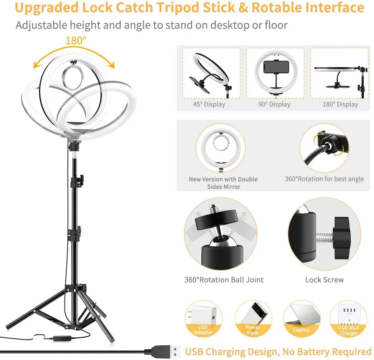 LED Selfie Ring Light for Photography