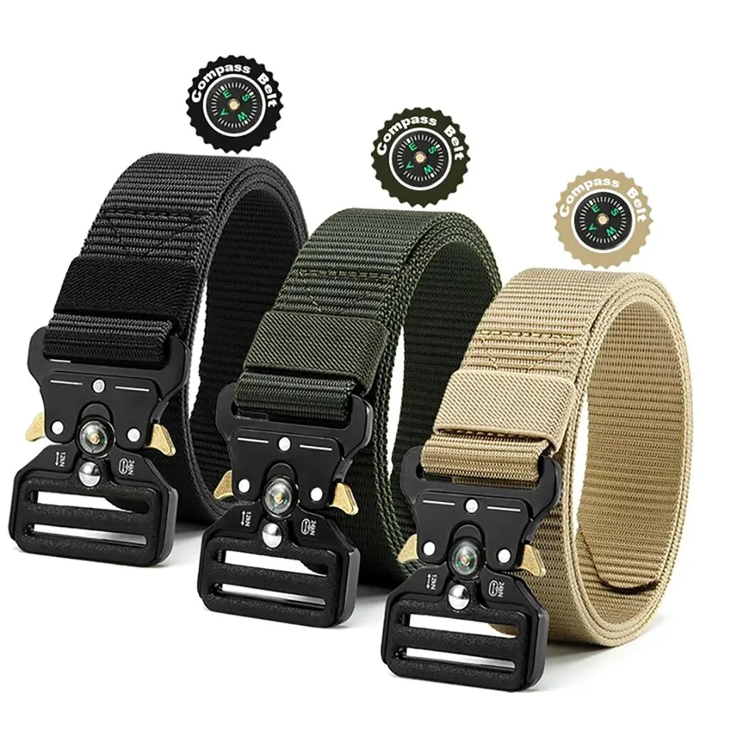Men's Outdoor Tactical Compass Belt