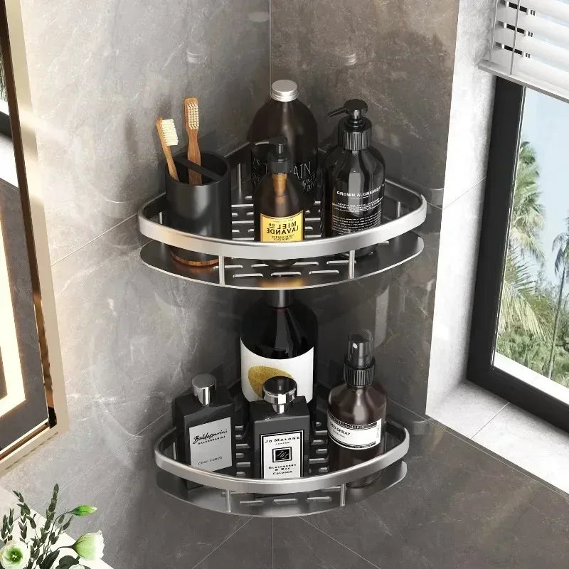 Drill-Free Bathroom Shower Shelf