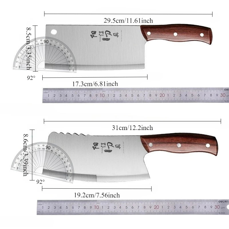 Ultra-Sharp Stainless Steel Kitchen Knife Set – Chef, Slicing & Boning
