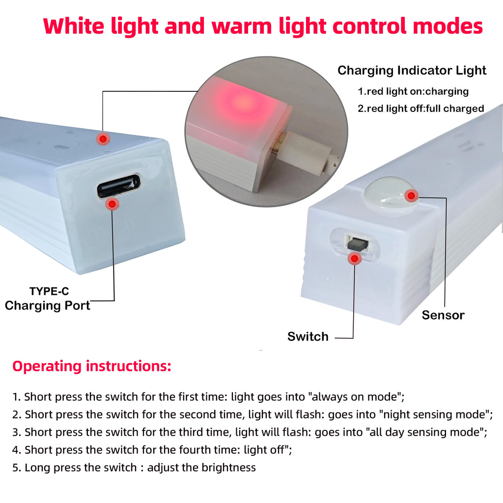 Wireless USB Motion Sensor LED Night Light