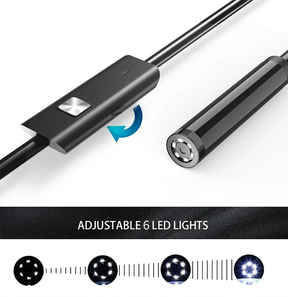 USB-C Waterproof Endoscope Camera
