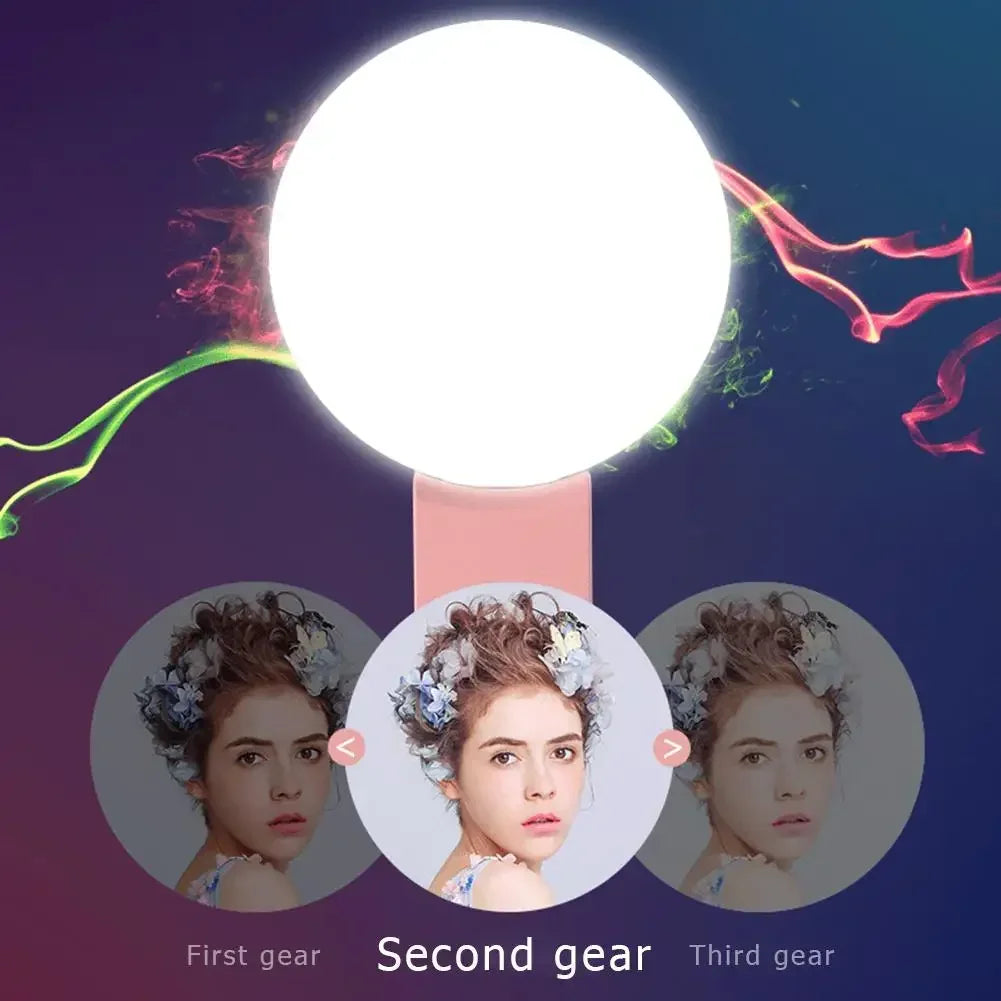 Portable Mini LED Selfie Ring Light