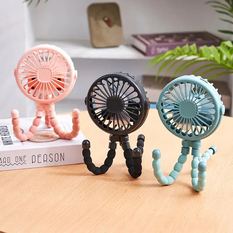 Portable Multi-Function USB Desk Fan