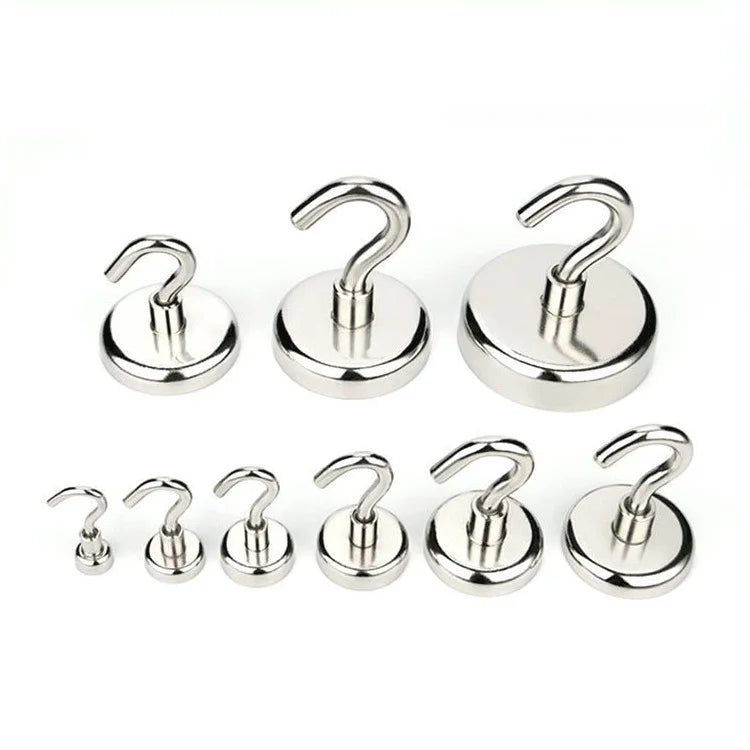 Strong Magnet Multi-Purpose Storage Hooks (10-Pack)