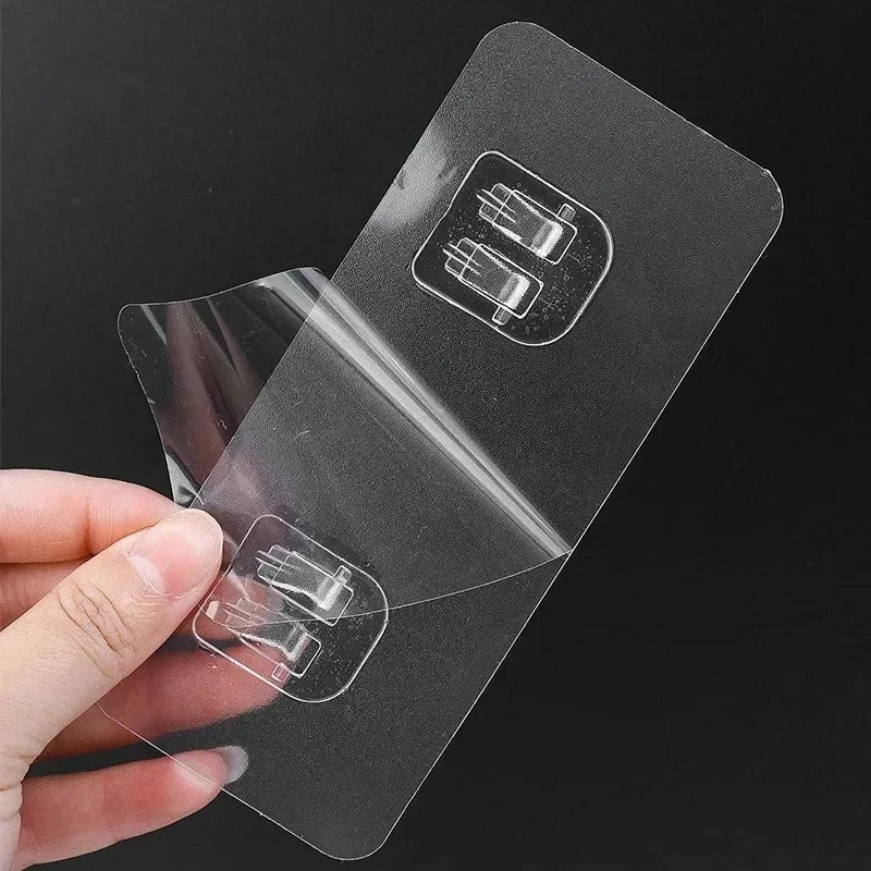Transparent Self-Adhesive Wall Hooks (Multi-Pack)