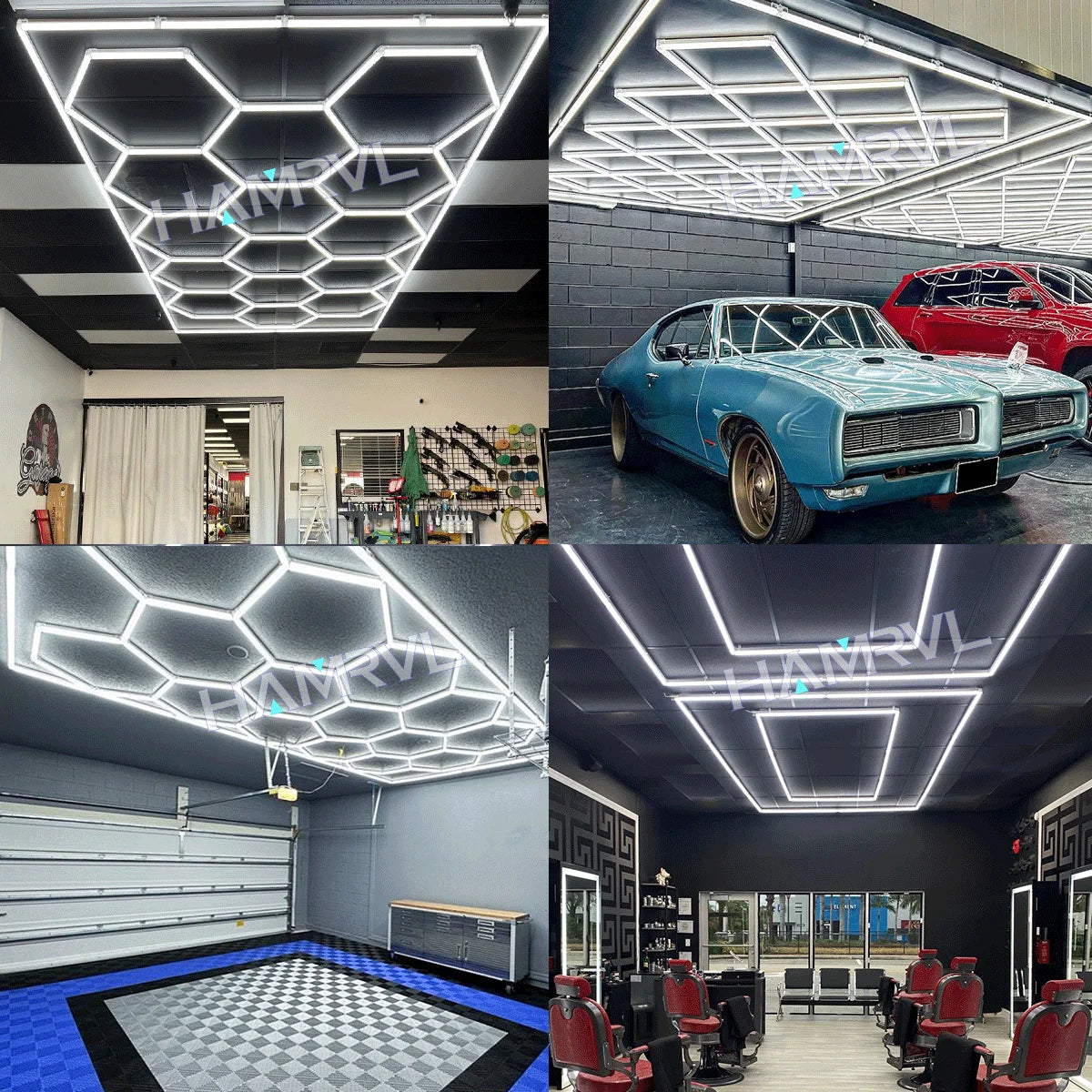 Dimmable Hexagonal LED Garage Light
