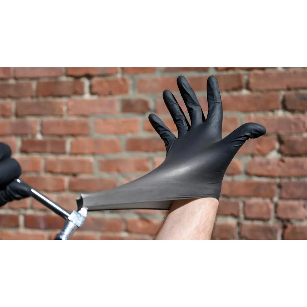 Disposable Black Nitrile Gloves (Multi-Pack)